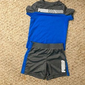 Baby boy puma short set